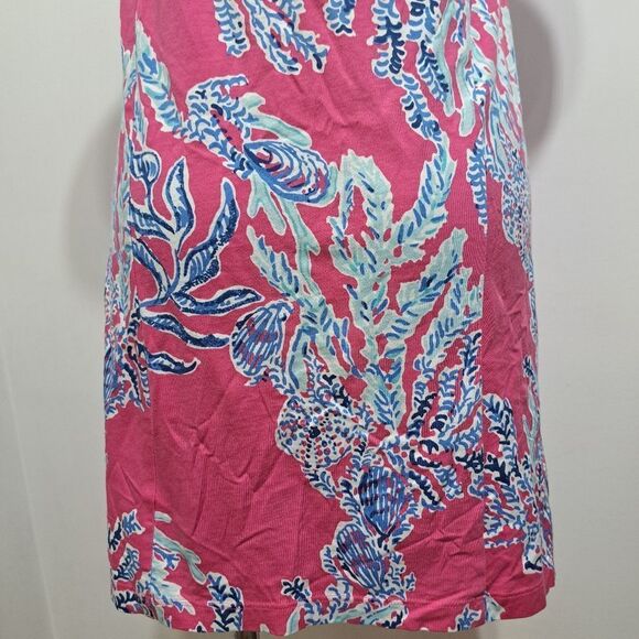 Lilly Pulitzer Samba Monterey Racerback Pima Cotton Pink Multi-color Size XS - Picture 12 of 12